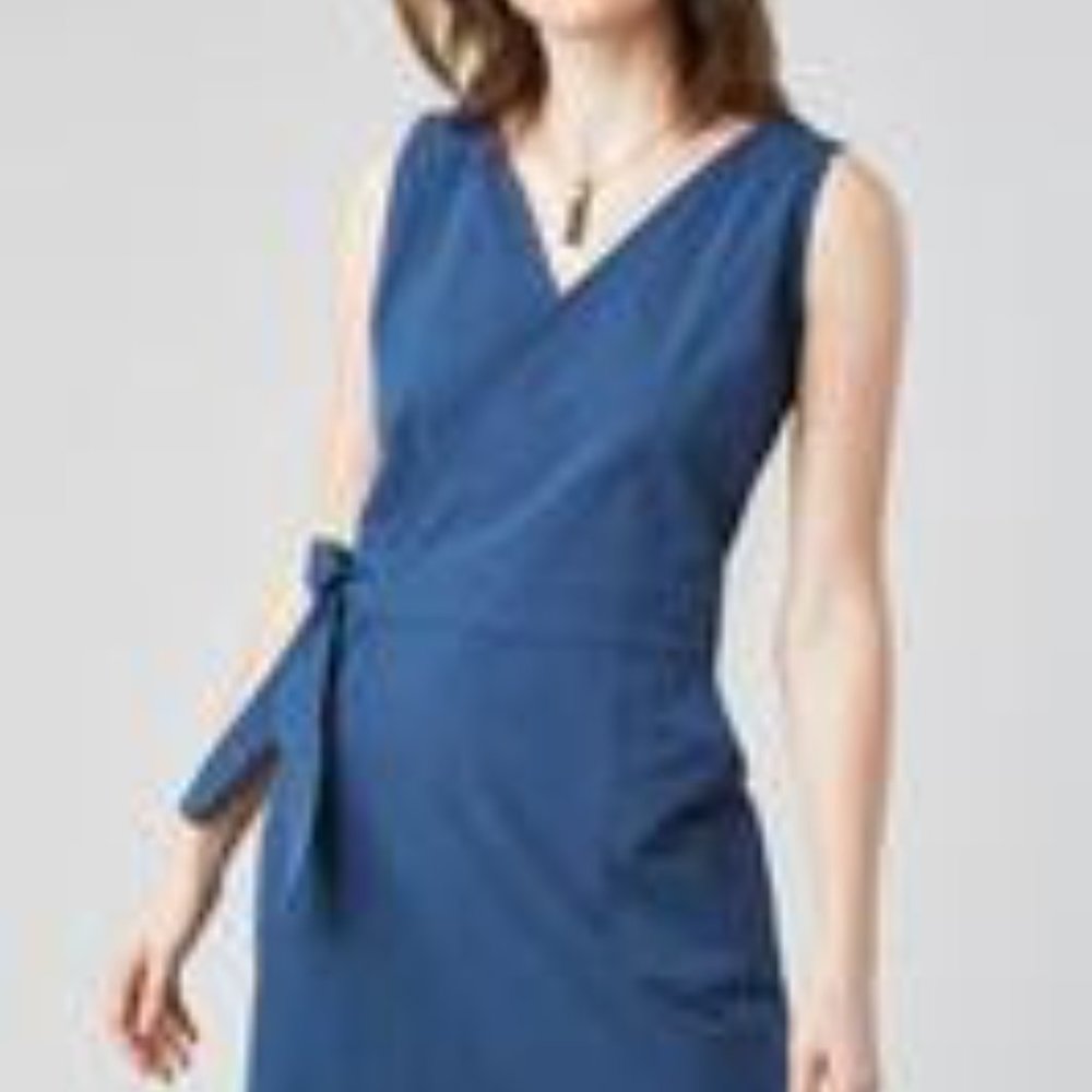 "anywhere" United By Blue wrap dress